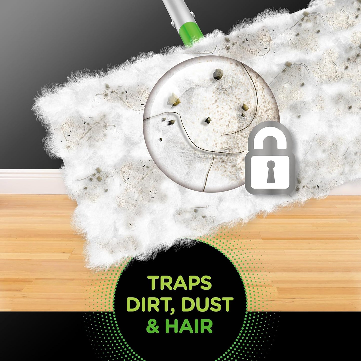 Swiffer Sweep + Mop Dry Pads Refill - Heavy Duty Floor Cleaner for Dirt & Dust | 40ct Gain Scent