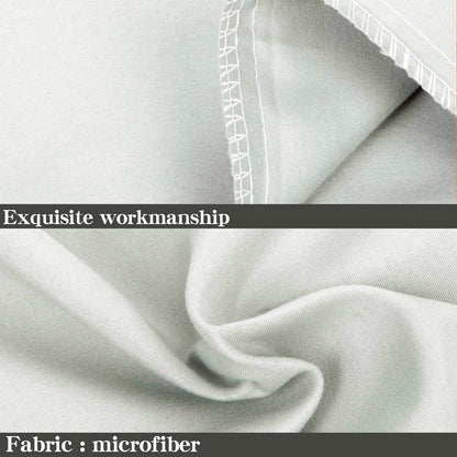 NTBAY Queen Pillowcase Set - 4 Pack Brushed Microfiber 20x30 Pillowcases - Soft, Wrinkle-Free, Fade-Resistant, Stain-Resistant, Light Grey Pillowcases with Envelope Closure - 20x30 Inches, Light Grey