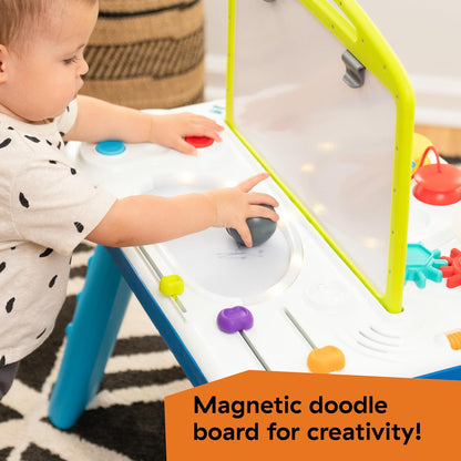 Baby Einstein Curiosity Table - Montessori Activity Play Station for 12 Months & Up | Interactive Floor Toy