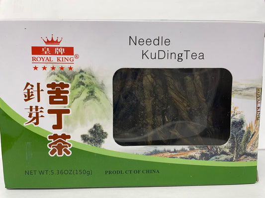 Lucky Eight All Natural Chinese Needle Ku Ding, Bitter Green Tea, Loose Tea Leaves Stick, Only 3 Sticks Needed for a Cup of Tea, 5.3 Oz