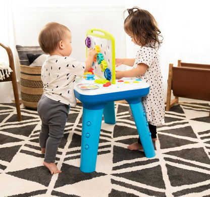 Baby Einstein Curiosity Table - Montessori Activity Play Station for 12 Months & Up | Interactive Floor Toy