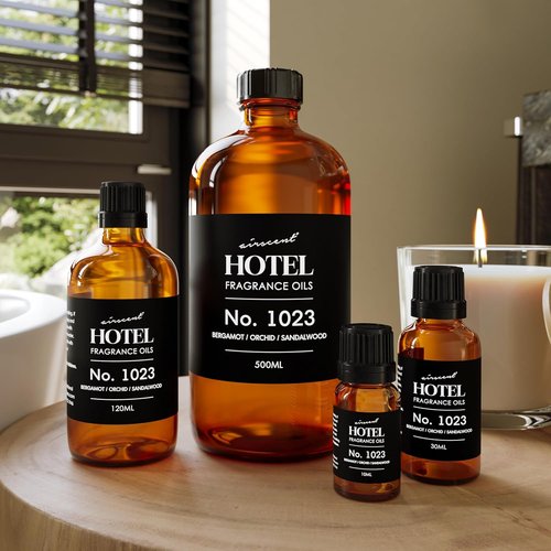 AirScent Hotel Diffuser Oil No. 1023 - Love Affair Fragrance for Ultrasonic Diffusers | 10 mL Glass Bottle with Dropper