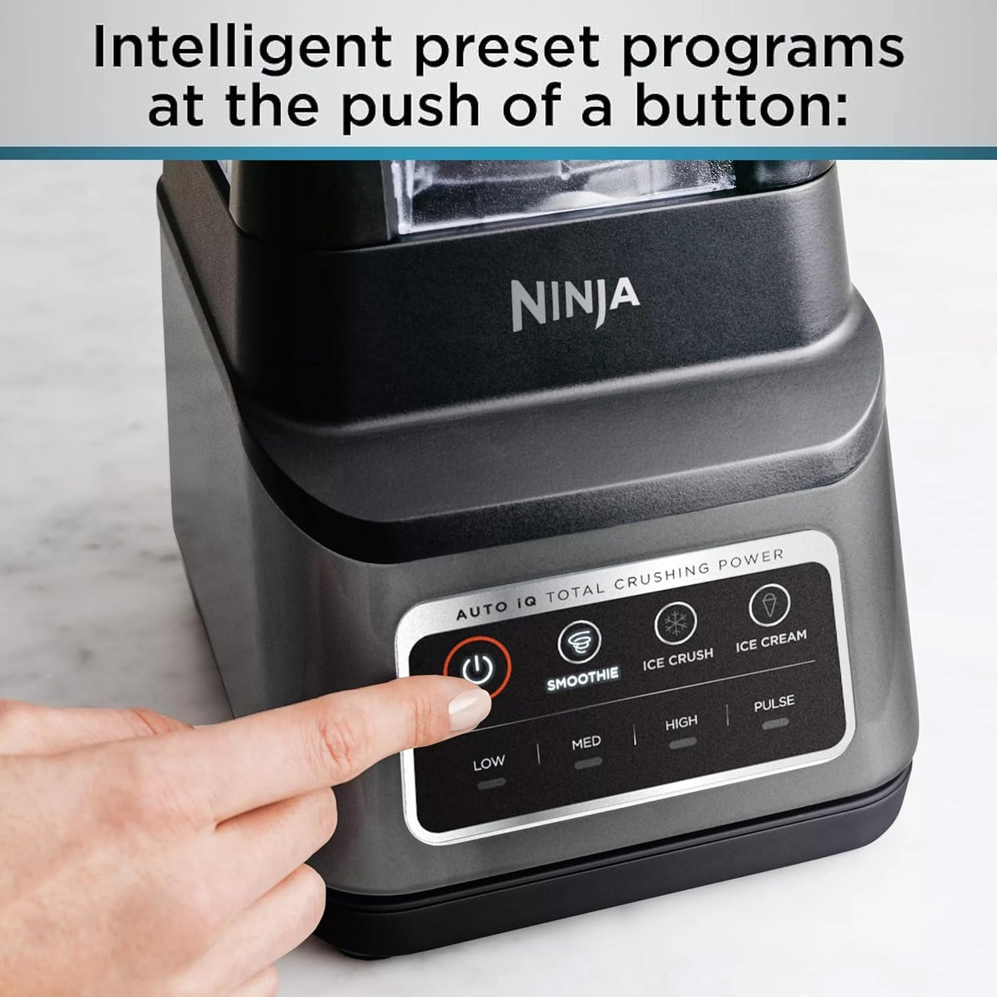 Ninja Professional Plus Blender - Max Power Smoothie & Frozen Drink Maker | 1400W, 72oz Pitcher, Dark Grey