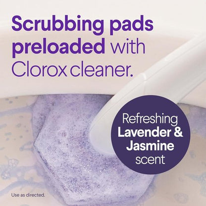 Clorox Scentiva Toilet Wand Refills - Lavender & Jasmine Scent | 20 Count Pack