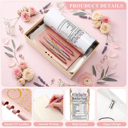 Domensi Boss Day Gifts for Women – 6 Pcs Set, Pink & Elegant Variation