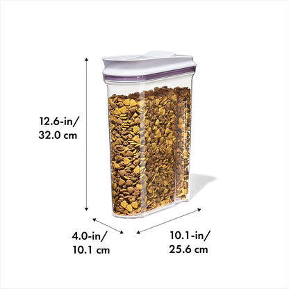 OXO Good Grips Pet Food Dispenser - Airtight 4.5 Qt Container | Holds Up to 4 lbs Dog or 3.5 lbs Cat Food | BPA Free