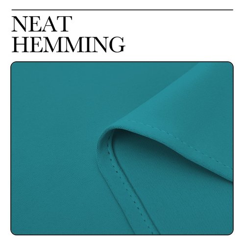 NICETOWN Room Darkening Curtains 68 inch Length 2 Panels, Thermal Insulated Grommet Blackout Curtains for Modern Casual Elegant Bedroom Kids Room Theme Decoration (Peacock Teal, 2 Pieces, W42)