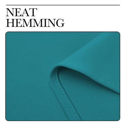 NICETOWN Room Darkening Curtains 68 inch Length 2 Panels, Thermal Insulated Grommet Blackout Curtains for Modern Casual Elegant Bedroom Kids Room Theme Decoration (Peacock Teal, 2 Pieces, W42)