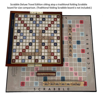 WS Game Company Scrabble Deluxe Travel Edition, 2 to 4 players