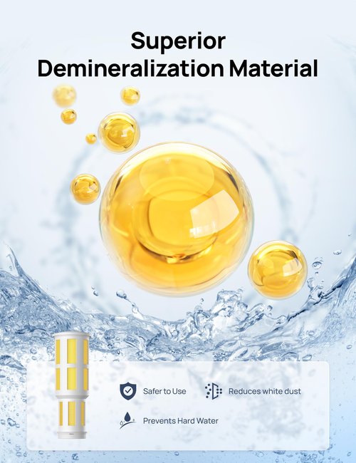 DREO Demineralization Cartridge 3-Pack for Humidifiers, Compatible with Dreo Humidifiers HM311/311S/524/524S, Prevent Mineral Build-up, Filter Hard Water, Eliminate White Dust