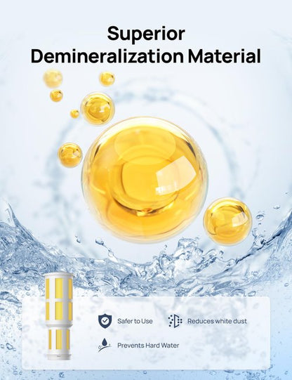 DREO Demineralization Cartridge 3-Pack for Humidifiers, Compatible with Dreo Humidifiers HM311/311S/524/524S, Prevent Mineral Build-up, Filter Hard Water, Eliminate White Dust
