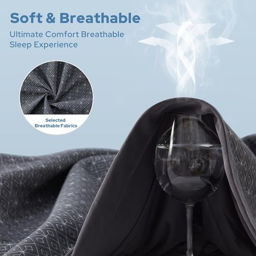 BEDLORE Twin Mattress Protector - Waterproof Noiseless Cover with Stretchable Pockets | Soft, Breathable, Machine Washable (Dark Gray)