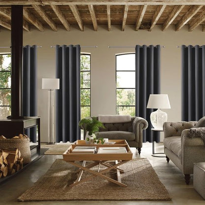 ChrisDowa Blackout Curtain - Custom Thermal Insulated Room Darkening Panel for Bedroom & Living Room