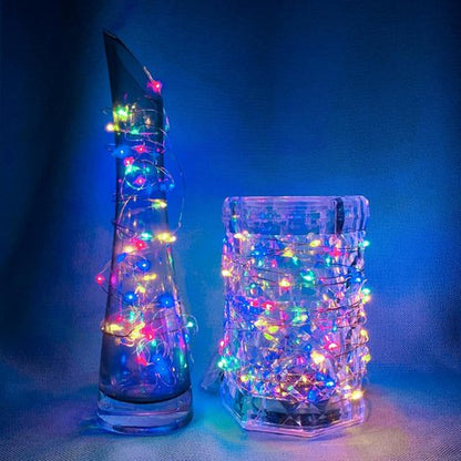 Fairy Lights 100 Pack - 7Ft 20 LED Twinkle String Lights | Battery Operated & Waterproof for Parties, Weddings & Holidays