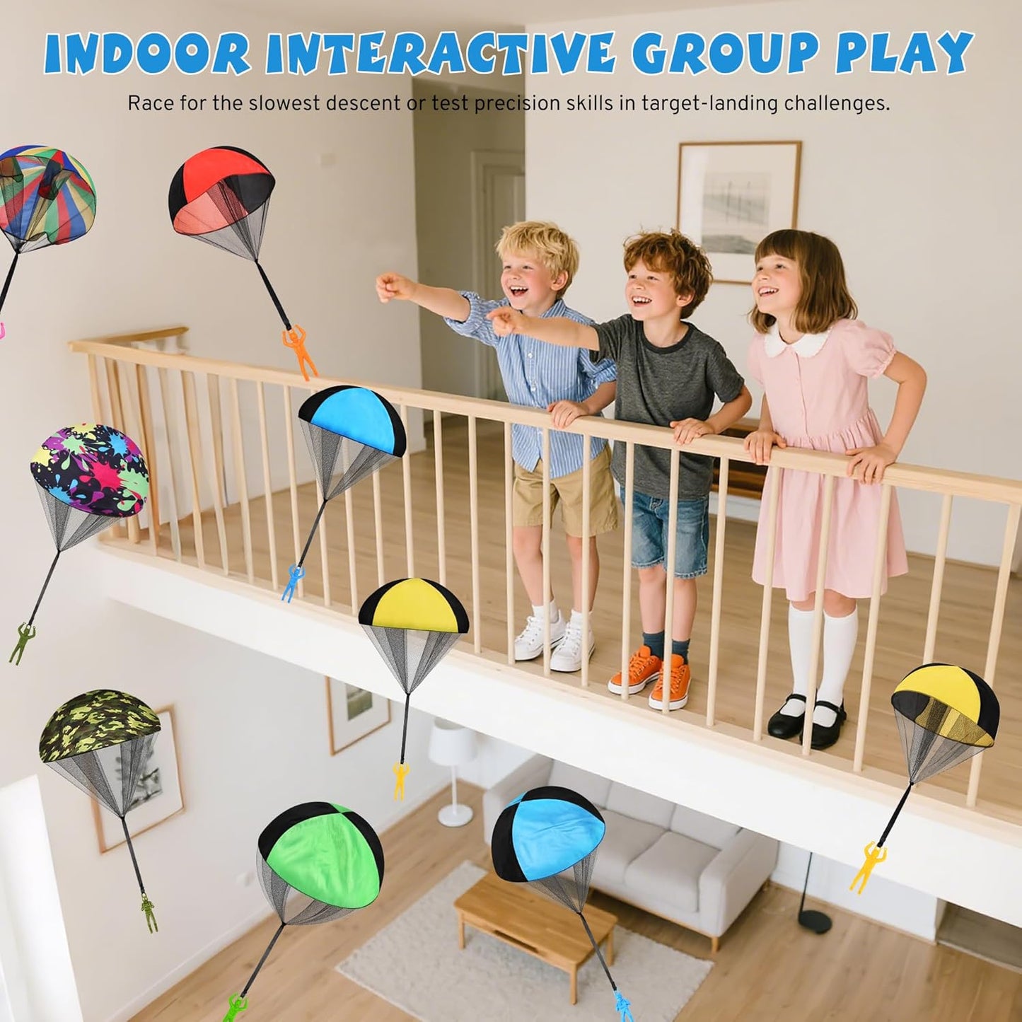 Parachute Toy - Flying Parachute Men for Kids | Perfect Outdoor & Indoor Fun for Ages 3-12