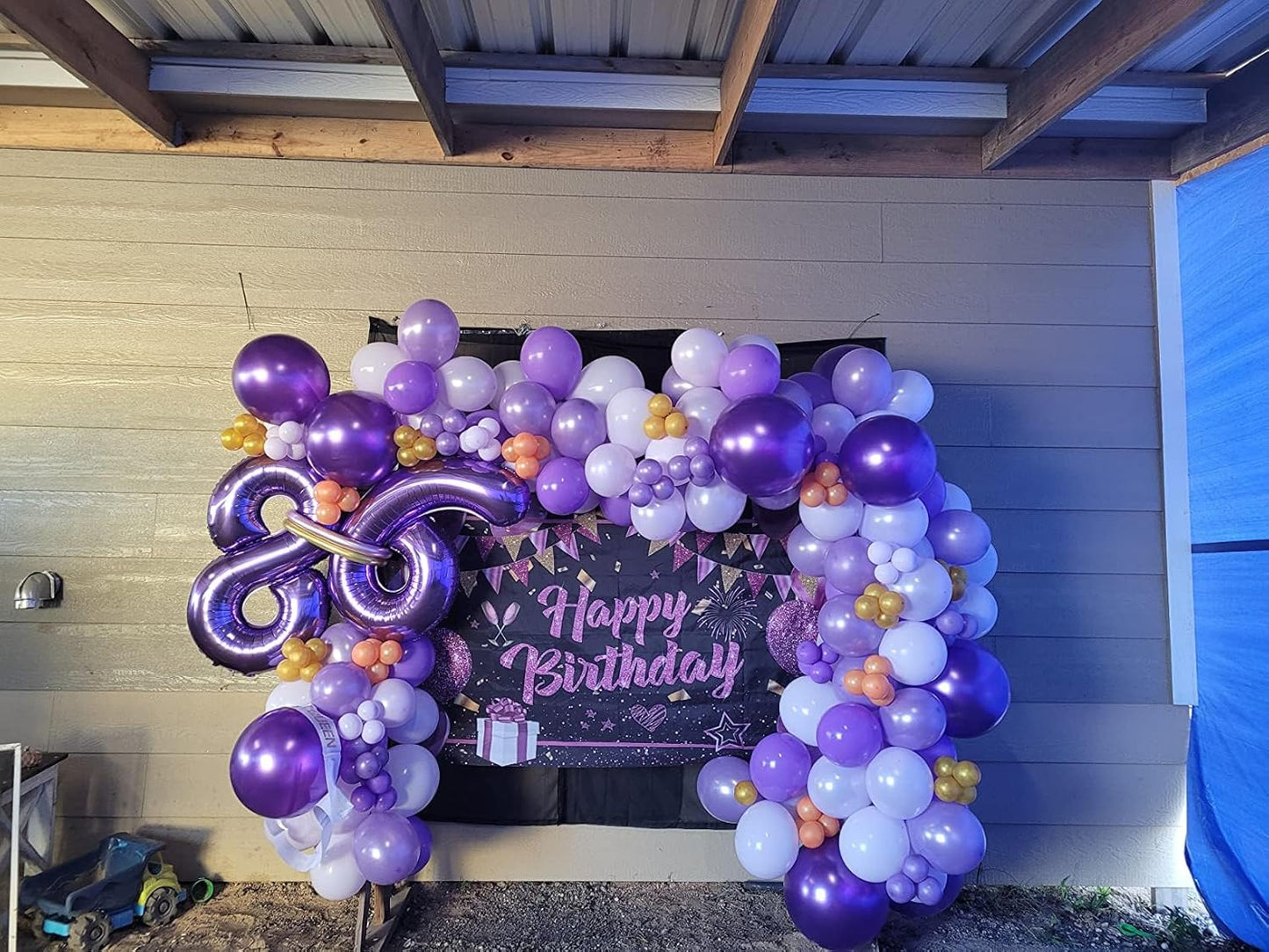 Number 60 Balloon - 40 Inch Purple Party Decoration for 60th Birthday Celebrations