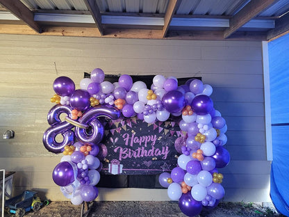 Number 60 Balloon - 40 Inch Purple Party Decoration for 60th Birthday Celebrations