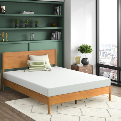 Zinus 6 Inch Green Tea Memory Foam Mattress - Queen Size, Fiberglass-Free, CertiPUR-US Certified, Custom Contour Support