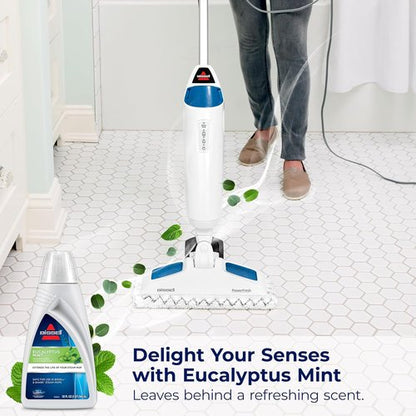 BISSELL Eucalyptus Mint Demineralized Steam Mop Water - 32 Ounces | Pure Cleaning Power