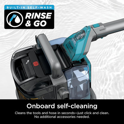 Shark StainStriker HairPro Portable Carpet Cleaner - Stain, Hair & Odor Remover with 3 Tools | Teal PX253BRN