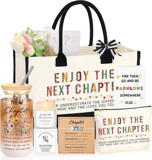 Farewell Gifts For Coworkers, Goodbye Gifts for Coworkers Leaving Going Away Retirement New Job Divorce Basket for Women Coworker