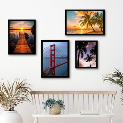 BESCRCL 12x16 Frame Wall Hanging Picture Frames, Black, 1 Pack