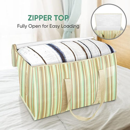 BALEINE Heavy-Duty Oversized Moving Bags - 6-Pack with Reinforced Handles for Clothes & Storage