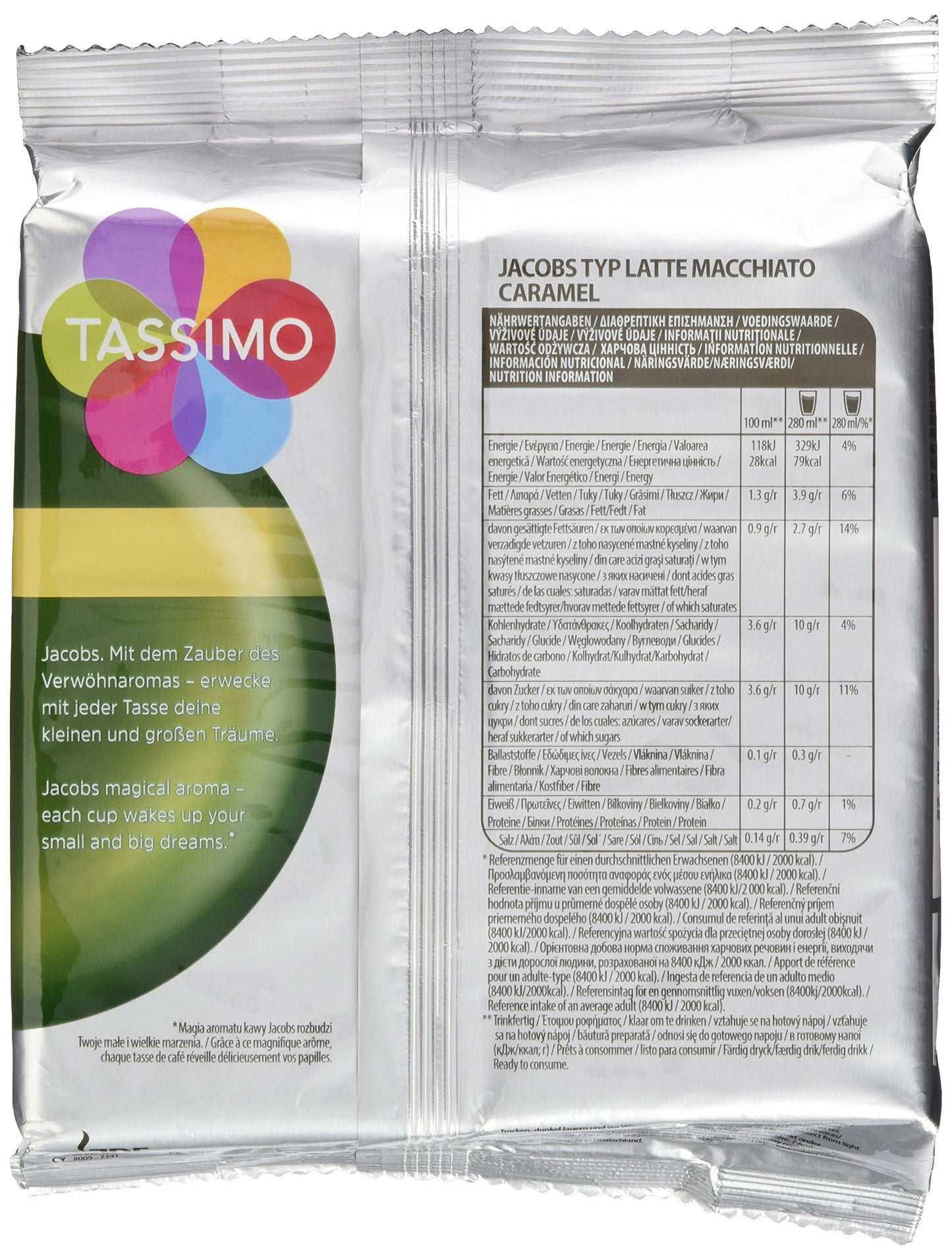 Tassimo Jacobs Latte Macchiato caramel, 268 g