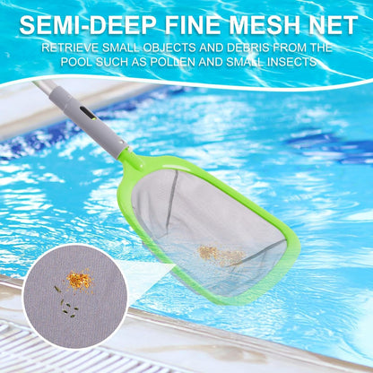 Sepetrel Deluxe Swimming Pool Cleaning Kit - Spa Jet Vacuum, Brush & 57.5-Inch Adjustable Pole for Above Ground Pools