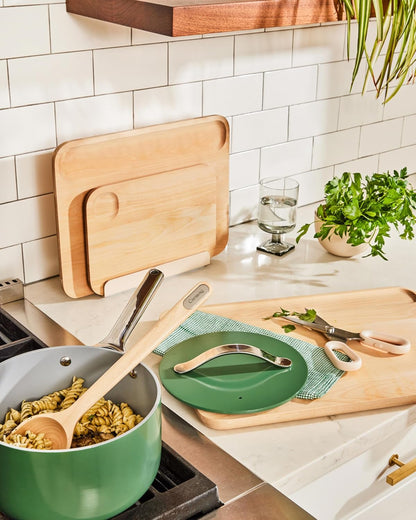 Caraway Cutting Board - Small Double-Sided Wood Board (10 x 7”) - FSC-Certified Birch, Food-Safe Finish