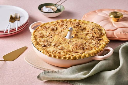 Le Creuset Stoneware Duck Pie Vent - 3 Inch White Design for Perfect Baking