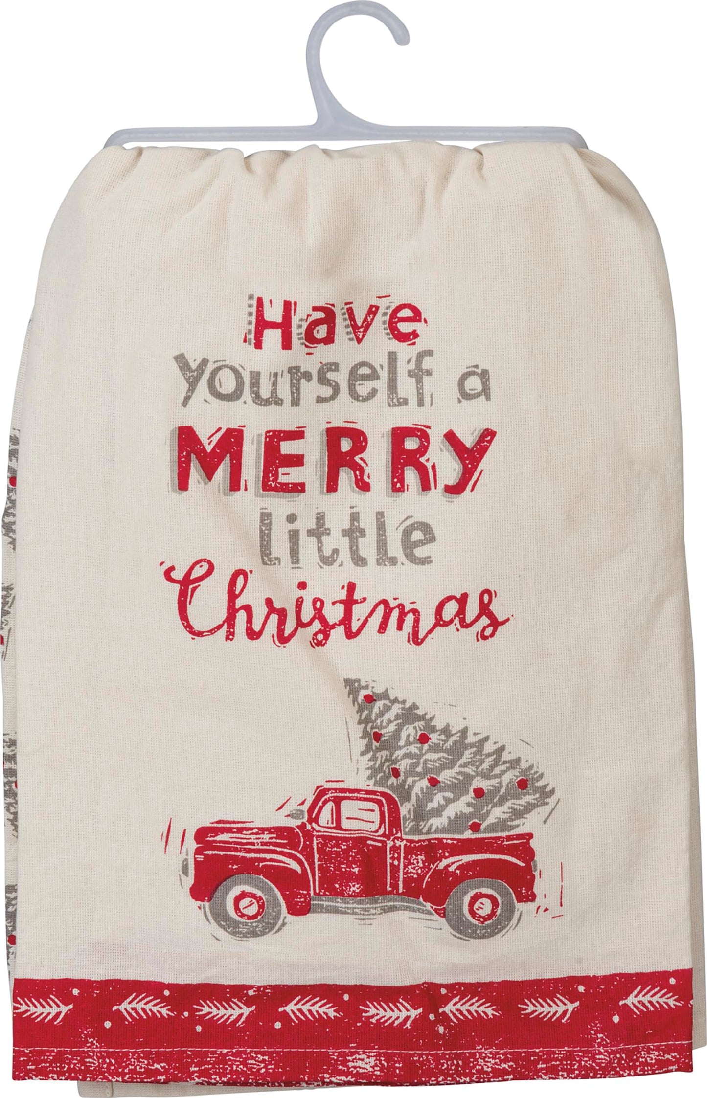 Primitives by Kathy Decorative Kitchen Towel Set - Have A Merry Little Christmas, Set of 2