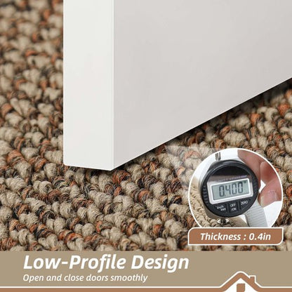 BEQHAUSE Indoor Door Mat 20" x 32", Dirt Trapper Door Mats Non-Slip Entryway Rugs Washable, Resist Dirt Absorbent Welcome Mat, Low Profile Floor Mats for Front Back Door and Entryway, Taupe