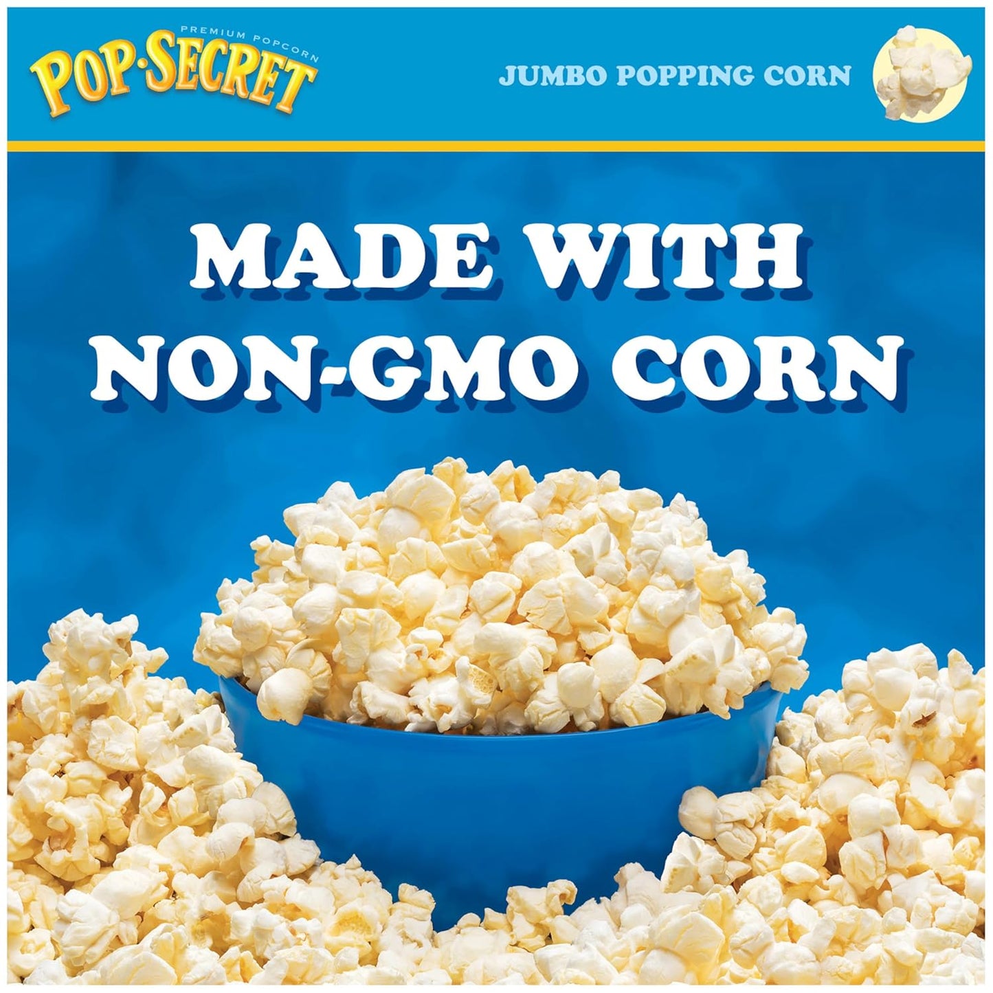 Pop Secret Jumbo Popcorn Kernels - 30 Oz Jar for Perfect Movie Night Snacks