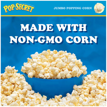 Pop Secret Jumbo Popcorn Kernels - 30 Oz Jar for Perfect Movie Night Snacks