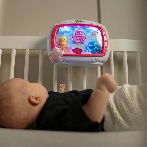 Baby Einstein Sea Dreams Soother - Musical Crib Toy & Sound Machine for Newborns | Pink