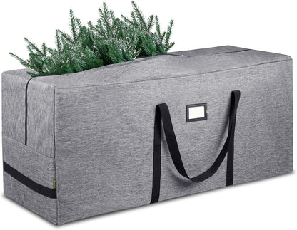 BALEINE Christmas Tree Storage Bag - 7.5FT with Christmas Wrapping Paper Organizer