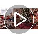 Ruffled Velvet Christmas Tree Skirt Burgundy 36 Inch Holiday Decor