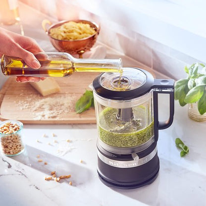 KitchenAid 5 Cup Food Chopper - Matte Black, Effortless Food Prep for Quick Meals