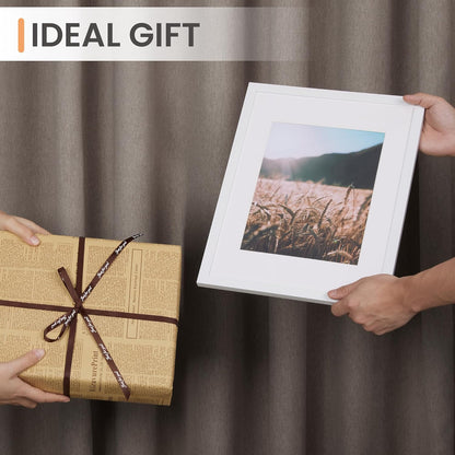 Upsimples 11x14 Picture Frame Set of 5 - Display 8x10 or 11x14 Photos | Elegant White Wall Gallery Frames