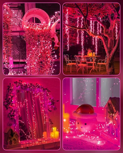 Fairy Lights | 5 Ft Battery Operated Twinkle String Lights - Waterproof Silver Wire, 60 LEDs for Weddings & Holidays