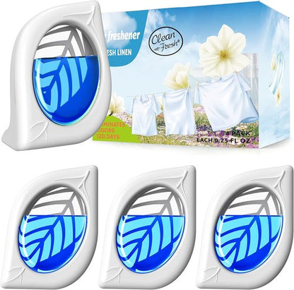 Air Freshener | Odor Eliminator for Home - Fresh Scent, 4 Pack, Lasts Up to 120 Days