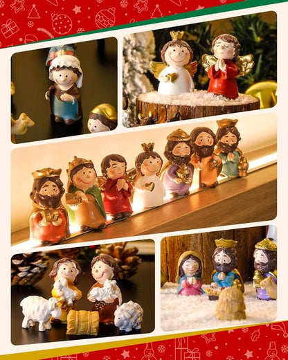 Little People Nativity Set by Fisher-Price - 23-Piece Adorable Christmas Scene for Home & Sunday School
