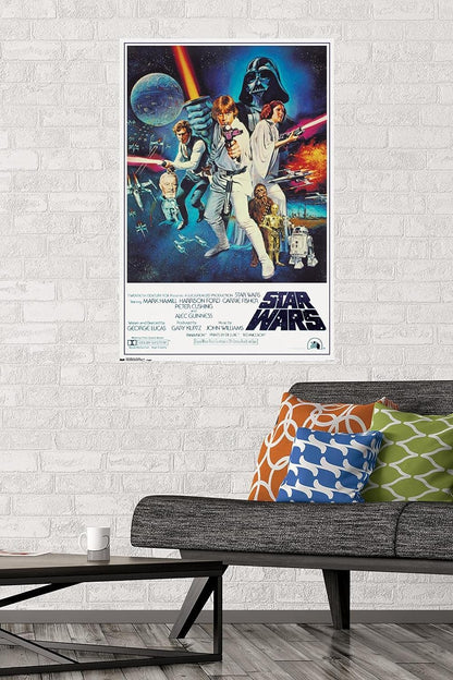 Trends International Star Wars IV Wall Poster - Collector's Edition 24" x 36" for Bedroom Decor