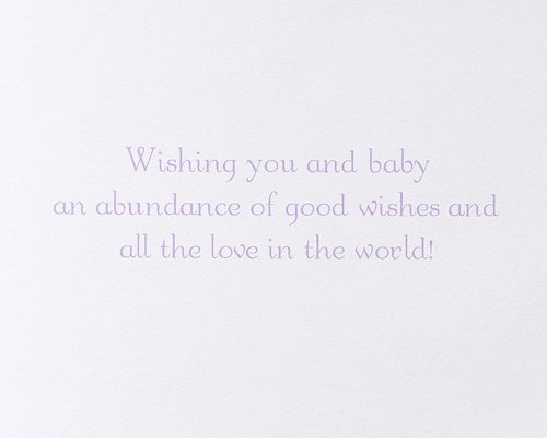 Papyrus Baby Shower Card Gender Neutral (Elephant with Umbrella)