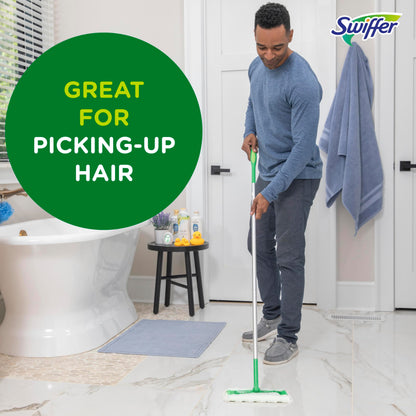 Swiffer Sweep + Mop, Dry Pads Refill, Floor Cleaner for Dirt, Dust, Hair, Cleaning Cloths for Mopping Home, Bathroom, Kitchen, Dust Mop, Floor Duster, Lavender, 52ct
