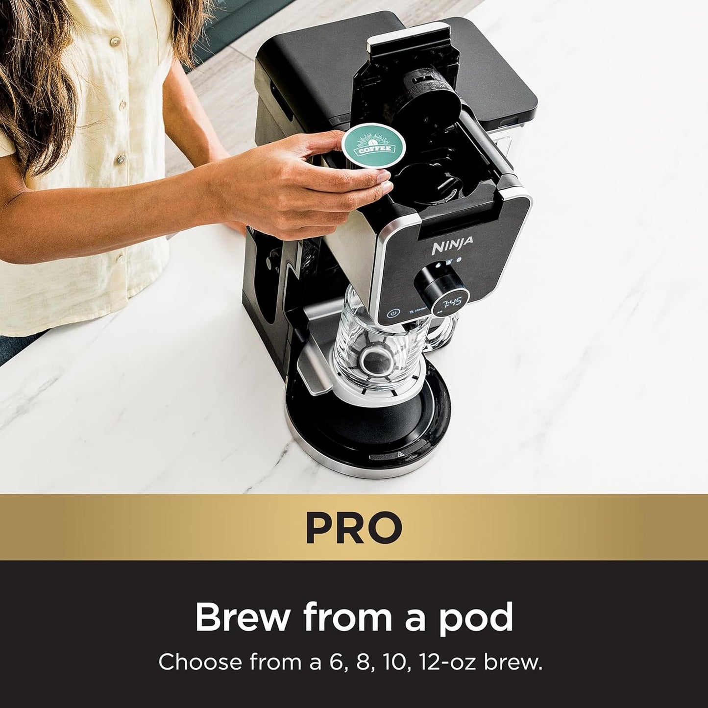 Ninja Drip Coffee Maker - DualBrew Pro Specialty Coffee System | K-Cup Compatible, 12-Cup Capacity