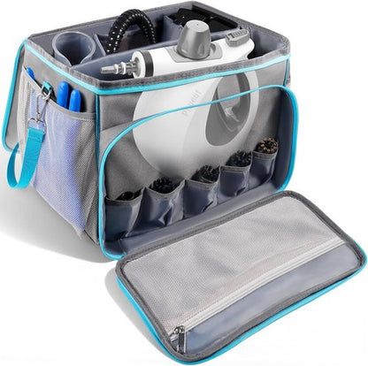 Heavy-Duty Durable Fabric Steam Cleaner Storage Bag, Waterproof & Adjustable Compartments Carrying Case, Steam Cleaner Organizer Bag with Large Space(Case Only)