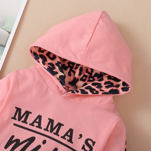 Yvowming Newborn Baby Girl Clothes Outfits Infant Hooded Sweatshirt Pants Headband Toddler Girl Clothing Set