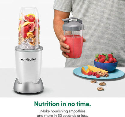 NutriBullet Pro 13-Piece Blender Set - Powerful 900W Motor in Sleek White Finish